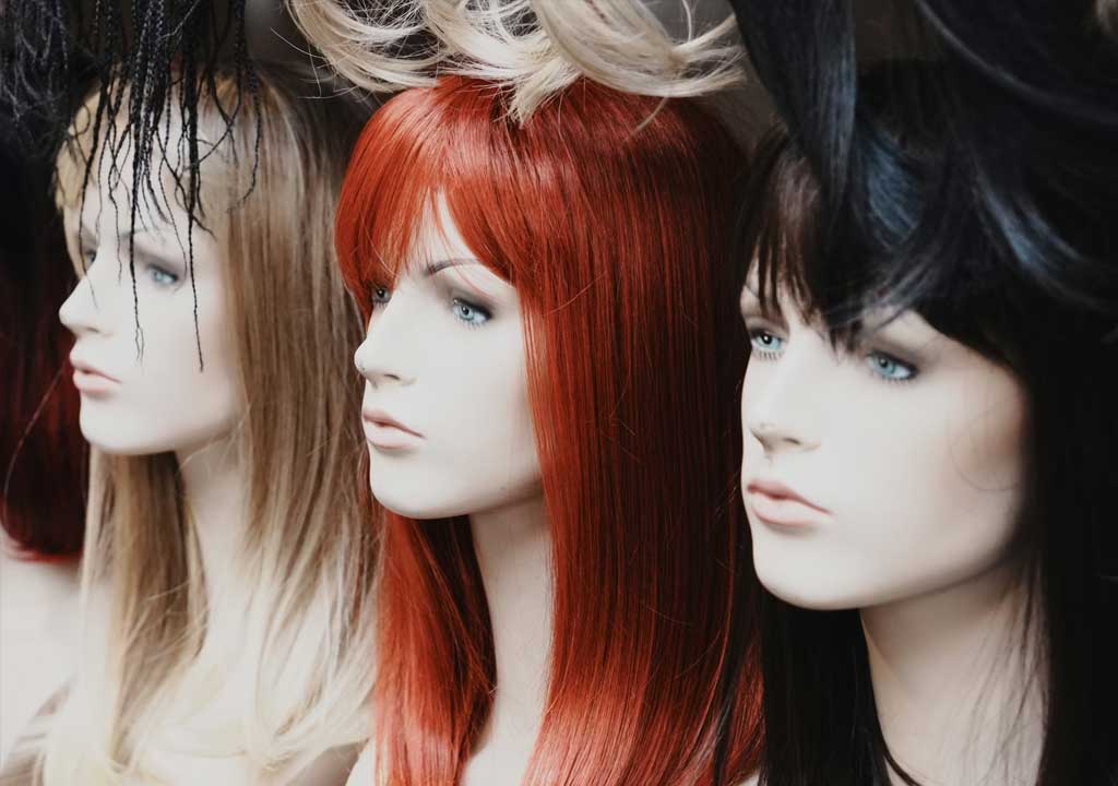 Colorful transformations: wig coloring and color-matching tutorials